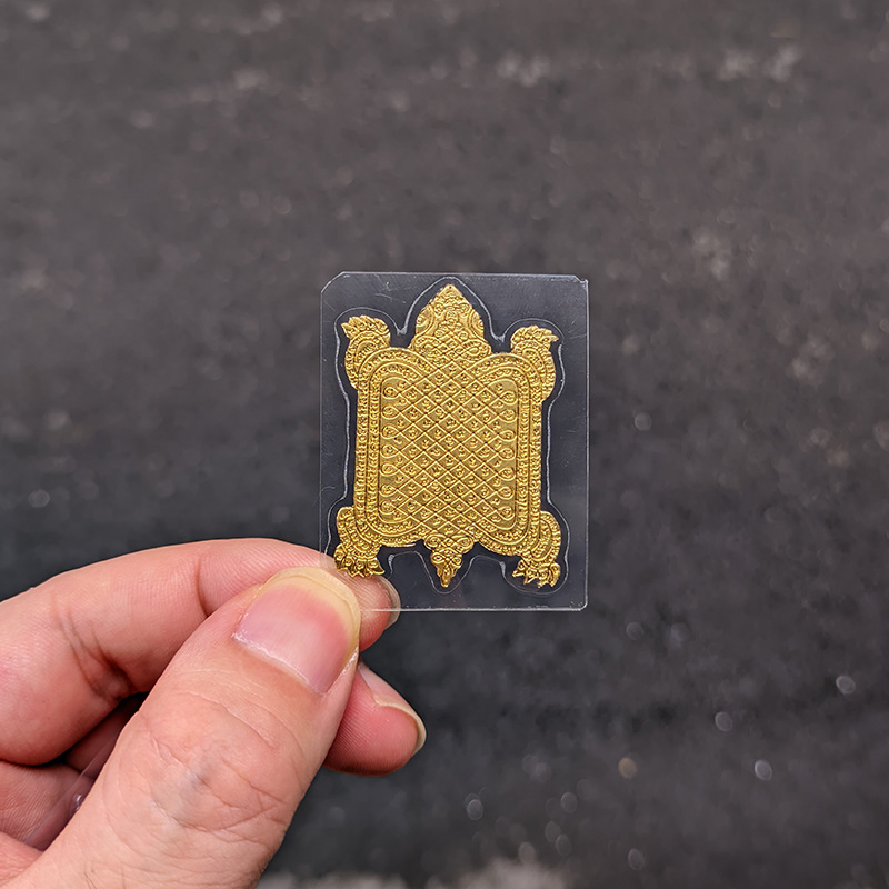 Thailand Buddha Brand Rice Turtle with Plastic Square Azam Male Mini Luca Turtle Turtle Handpiece Mobile Phone Sticker Card