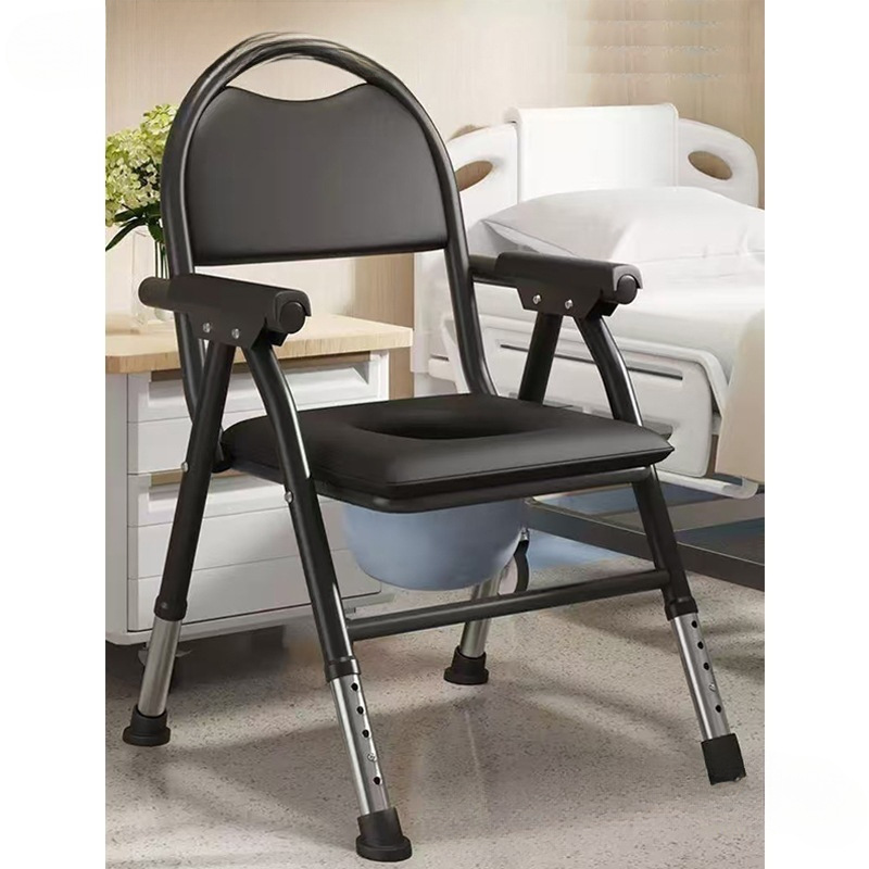 2026 New Model for Home Use, Sturdy, Height-Adjustable, Mobile, Suitable for Elderly, Small Apartments, Reinforced and Thickened, Foldable, for Prolonged Sitting, Suitable for Pregnant Women