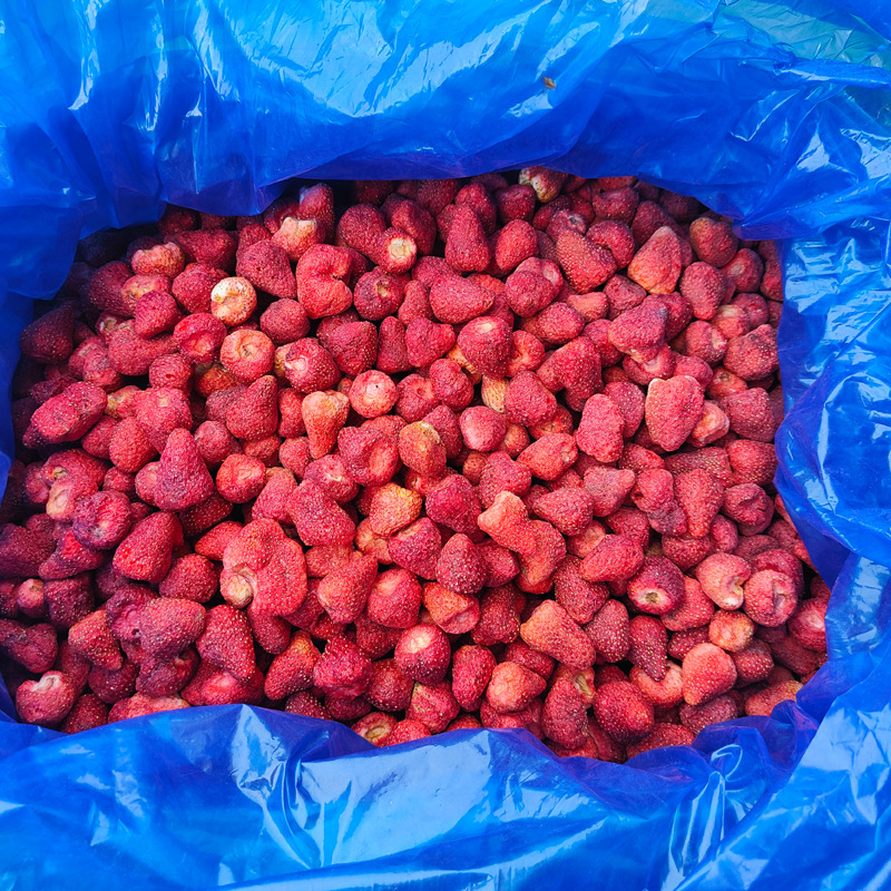 Замороженная клубника, оптовая продажа, крупные сушеные клубники, замороженные фрукты, большие желе, маленькие сушеные клубники