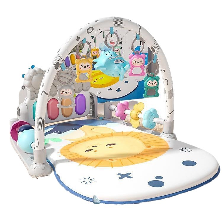 Factory Direct Sales Pedal Piano Baby Toys 0 to 1 Year Old Boy Early Education Fitness Stand Newborn Baby