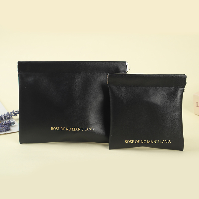 shrapnel storage bag automatic closing wired earphone storage bag PU coin purse mini portable lipstick cosmetic bag