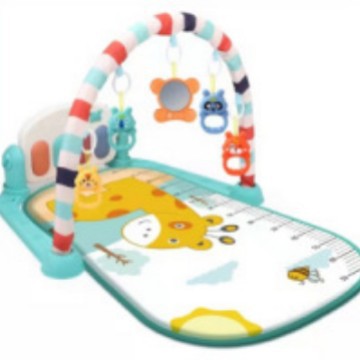 Cross-border exclusive supply of a variety of baby toys multi-functional fitness rack pedal piano baby music game blanket toys