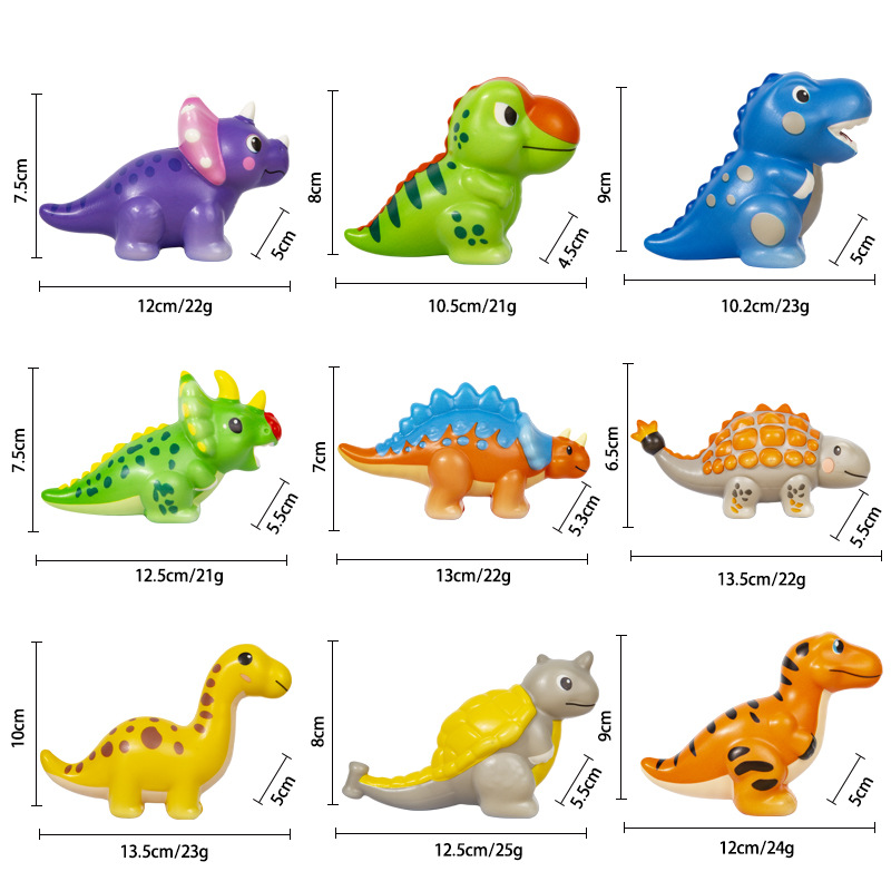 Cross-Border New Product Simulation Dinosaur Pu Slow Rebound Decompression Toy Pinch Decompression Animal Triceratops Factory Wholesale