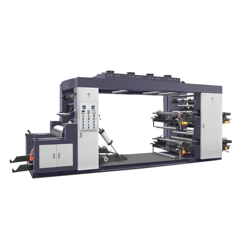 Factory Direct Supply Four Color High Speed Flexo Printing Machine High Speed Printing Web Offset Plastic Film Printing Machine