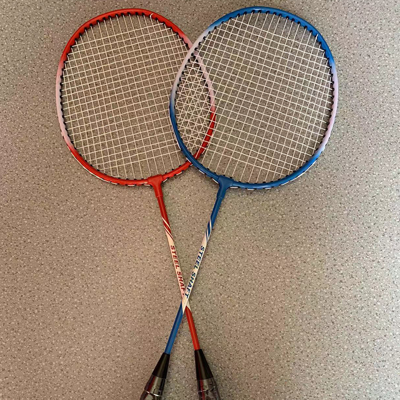 Set badminton split racket factory direct supply resistant iron alloy badminton racket adult beginner sports goods