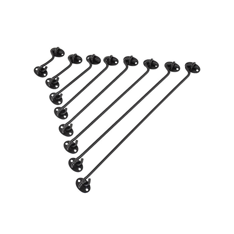 Solid Hook Window Latch Vintage Window Hook Door and Window Hook Wind Buckle Windproof Support Hook Latch Stainless Steel Wind Hook