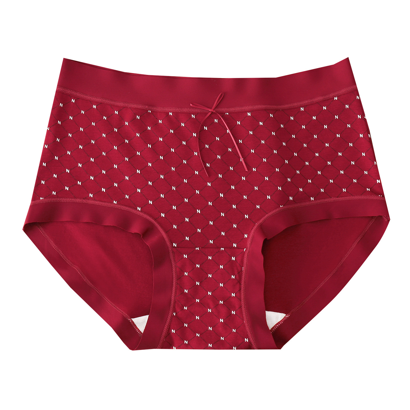 Ankora Red Modal Mid-Waist Women's Underwear 7A Mulberry Silk Antibacterial Crotch New Year's Eve Wedding Year of the Zodiac