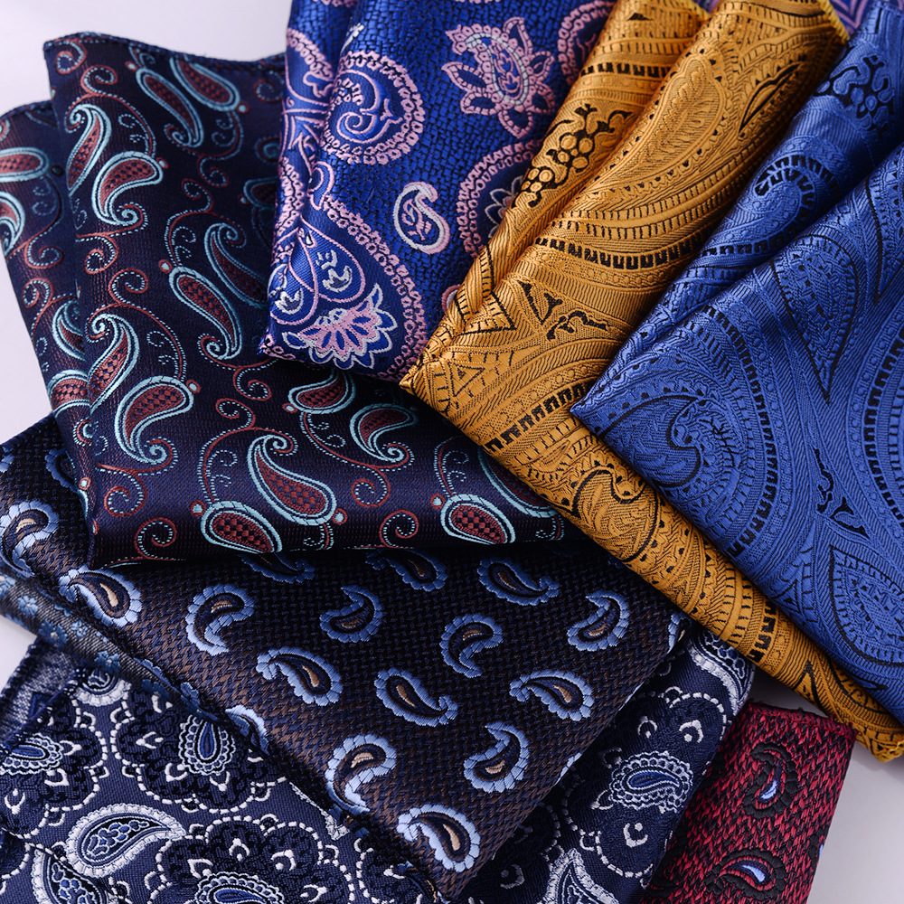 Suit business pocket scarf square handkerchief formal dress wedding ceremony suit chest scarf silk scarf Shengzhou men's accessories wholesale