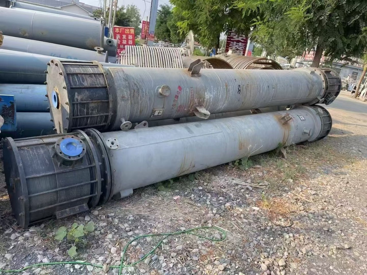 50 Square Graphite Block Heat Exchangers Have Arrived in Multiple Units, with a Descending Film Absorption. if Necessary, Please Contact Us