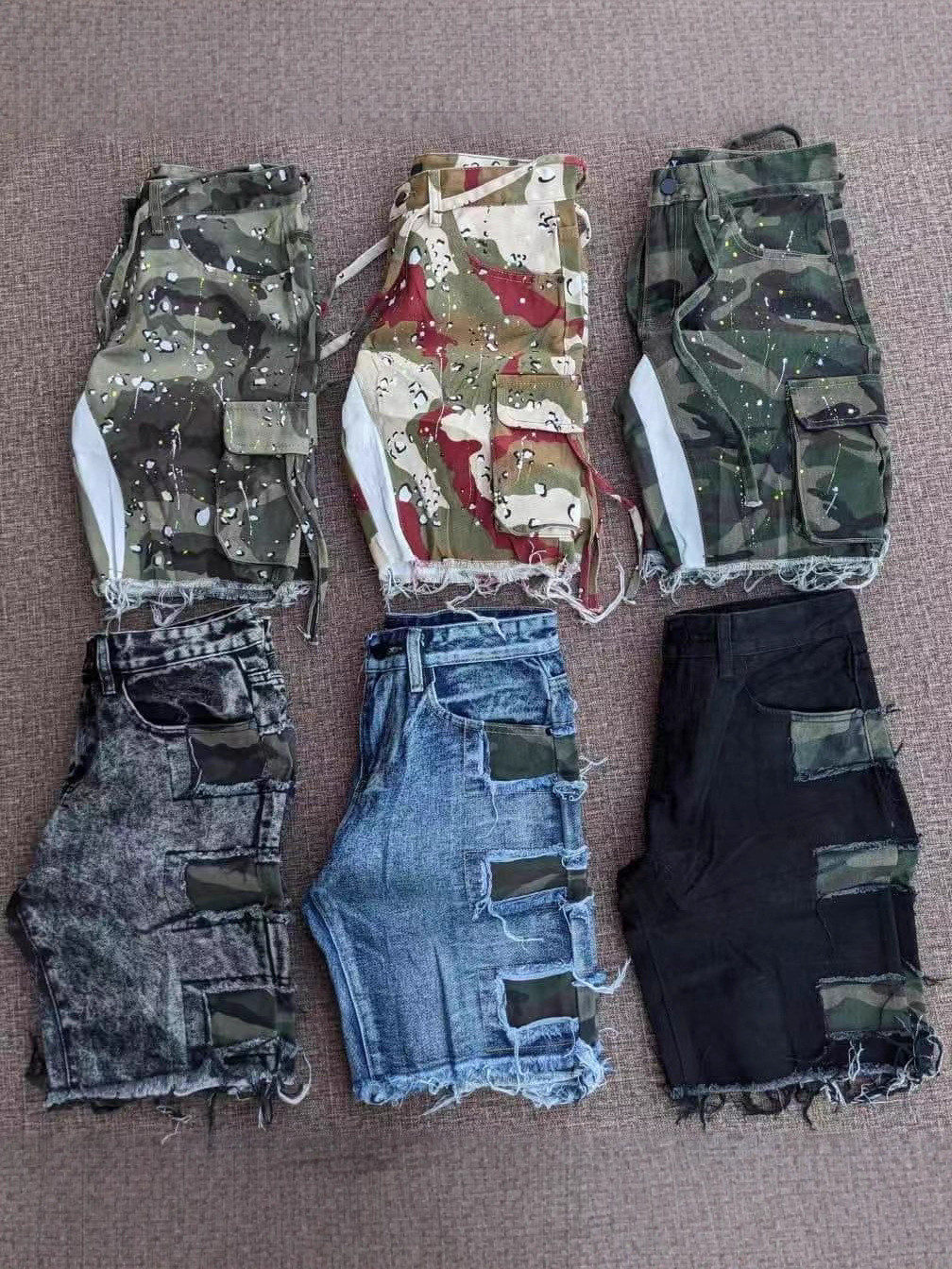 Men's Denim Shorts Wholesale Men's Denim Shorts Five-Point Pants Men's Jeans Wholesale