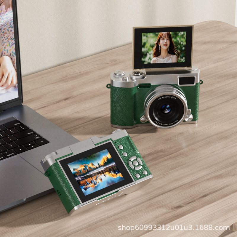 Cross-Border New Foreign Trade Flip Camera Student Party High-Definition 50 Million Pixel High-Pixel Campus Can Take Photos and Videos