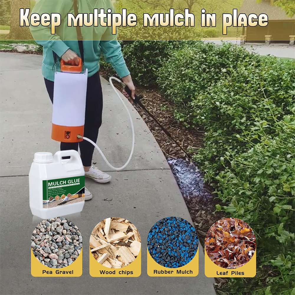 Amazon Single-Component Water-Based White Emulsion Park Water-Washed Stone Glue Greening Gravel Covering Glue Pavement Glue Adhesive Stone Glue