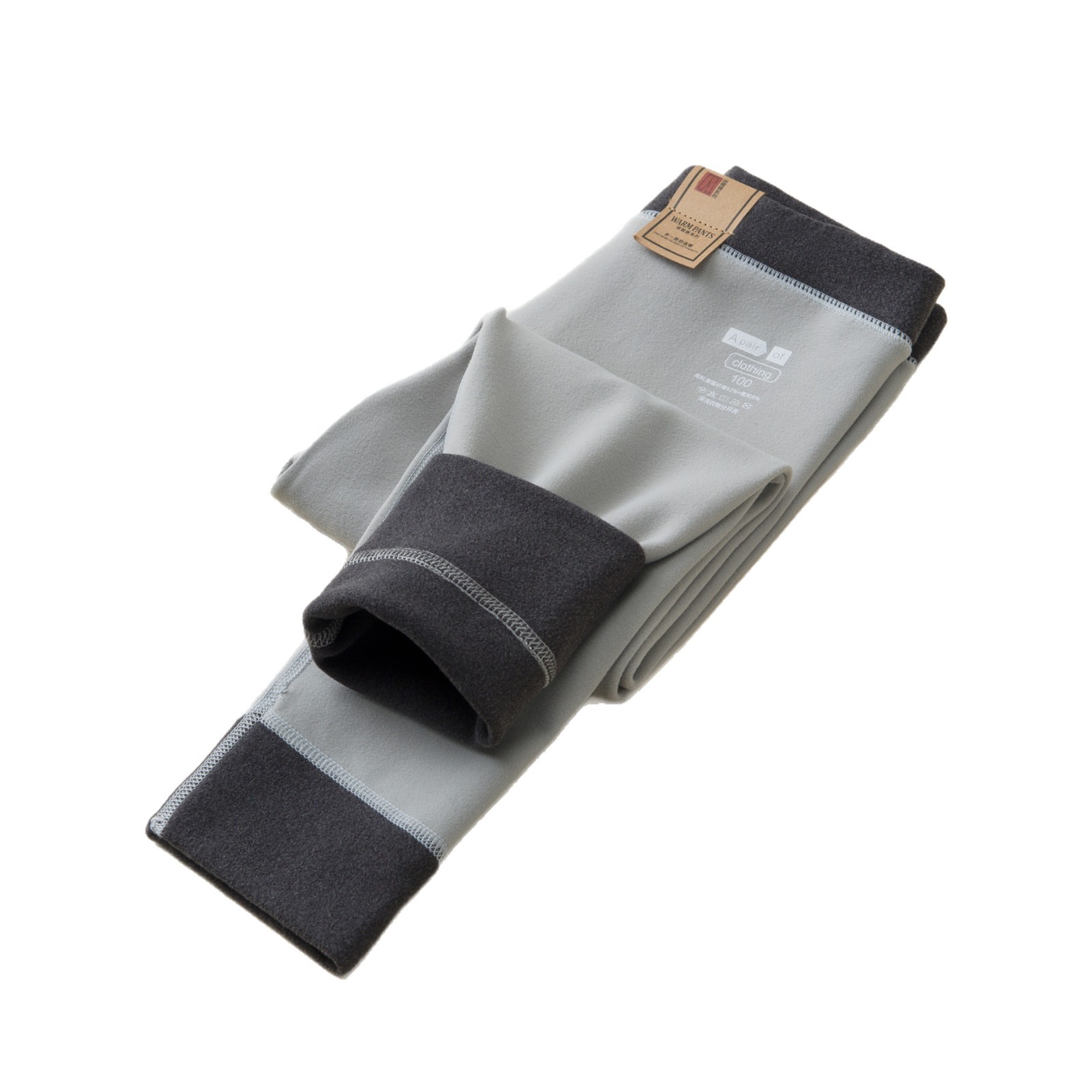 Autumn and Winter Thick Lightweight Thermal Pants for Boys and Girls, Children's Thermal Fleece-Lined Leggings, School Uniform Essential