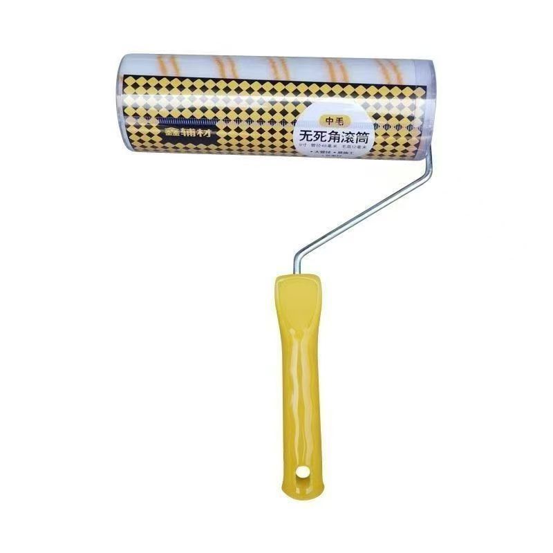 High-End Auxiliary Materials, Medium-Bristle Roller Brush, Hot-Melt No-Dead-Angle Wall Latex Paint Roller Brush, Paint Waterproof Coating