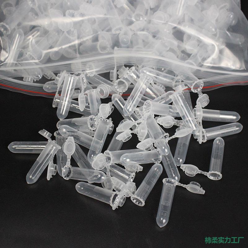 Disposable Plastic Bullet Anticoagulant Centrifuge Tube 0.5/1.5/2/5/10ml Biochemical Analysis Test