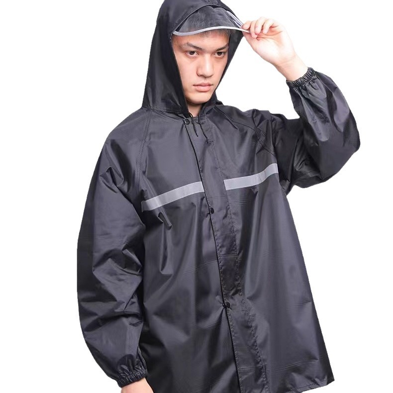 Factory Direct Sales Oxford Cloth Raincoat and Rain Pants Set Split Adult Outdoor Labor Protection Construction Site Full Body Rainproof