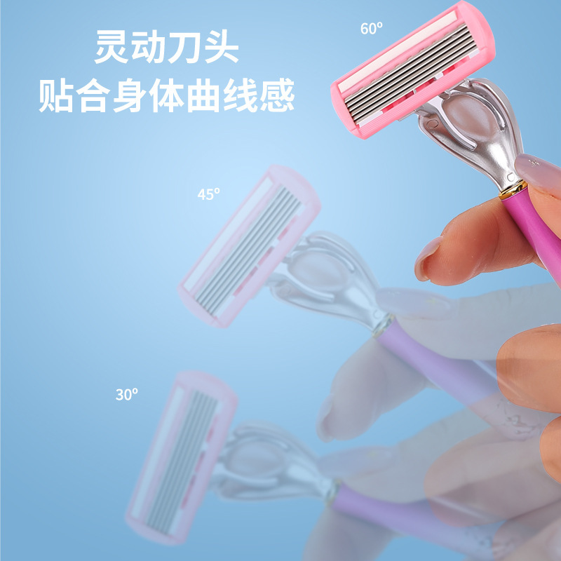Shaving Razor, Hair Removal Razor, 6-Layer Blade, Armpit Hair Shaver, Hair Remover, Shaver Manufacturer Wholesale
