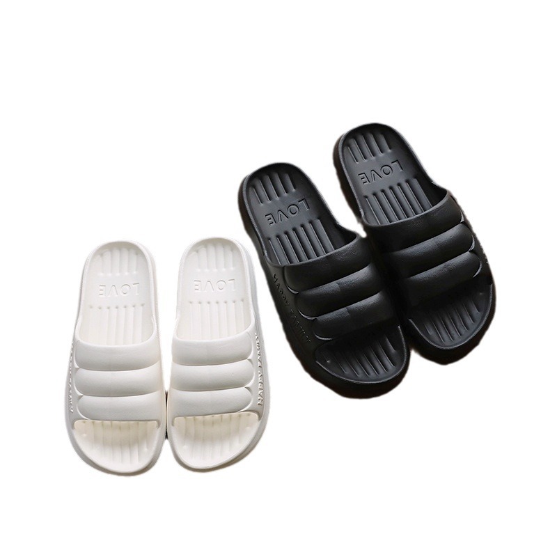 New Summer Home EVA Bathroom Slippers Women's Indoor Non-slip Couple Bathing Home Soft Bottom Slippers