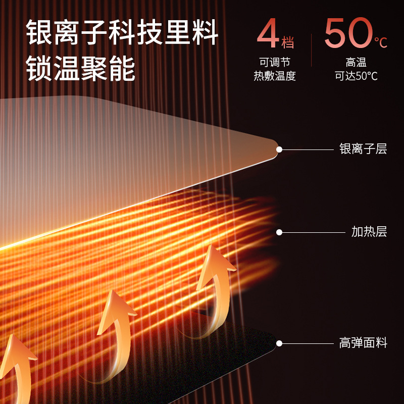 Waist Massager Fitness Ems Pulse Full-Body Beauty Device Micro-Current Heating Compress Exercise Sweating Massage Belt