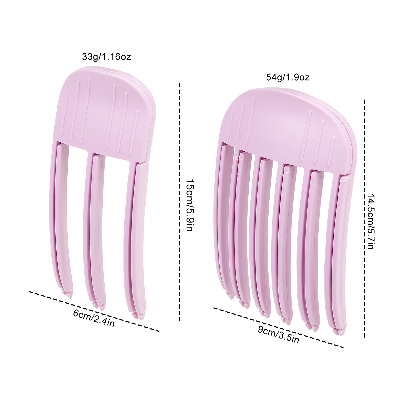 Wind Plastic Comb Cushion Hair Root Hairpin Women's Korean Style Internet-red High Cranial Top Fluffy Artifact Front Bangs Fluffy Clip Hair Accessories