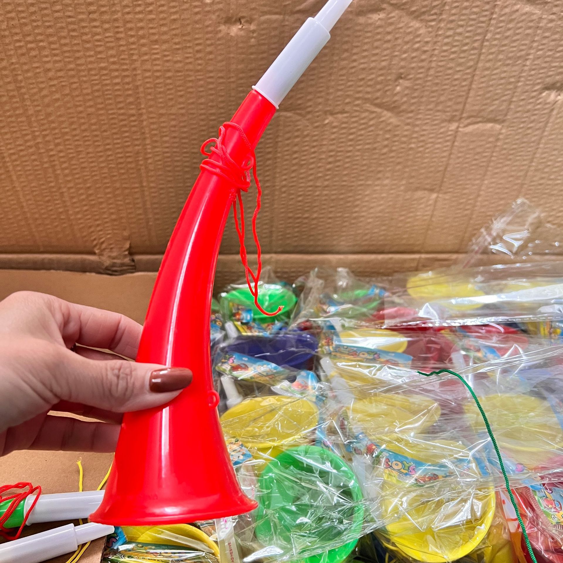School Party sports meeting cheerleading atmosphere cheer props game fans Football vuvuzela horn Horn