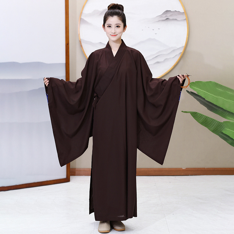 Haiqing Jushi Clothing Female Taiwan Mahaiqing Yellow Black Brown Meditation Monk Clothing Male Opaque Not Easy to Wrinkle and Sag Good