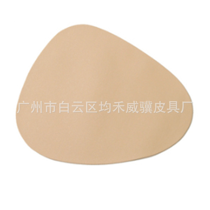 Factory direct PU leather placemat waterproof and oil-proof table mat factory custom thick insulation hotel home Western placemat