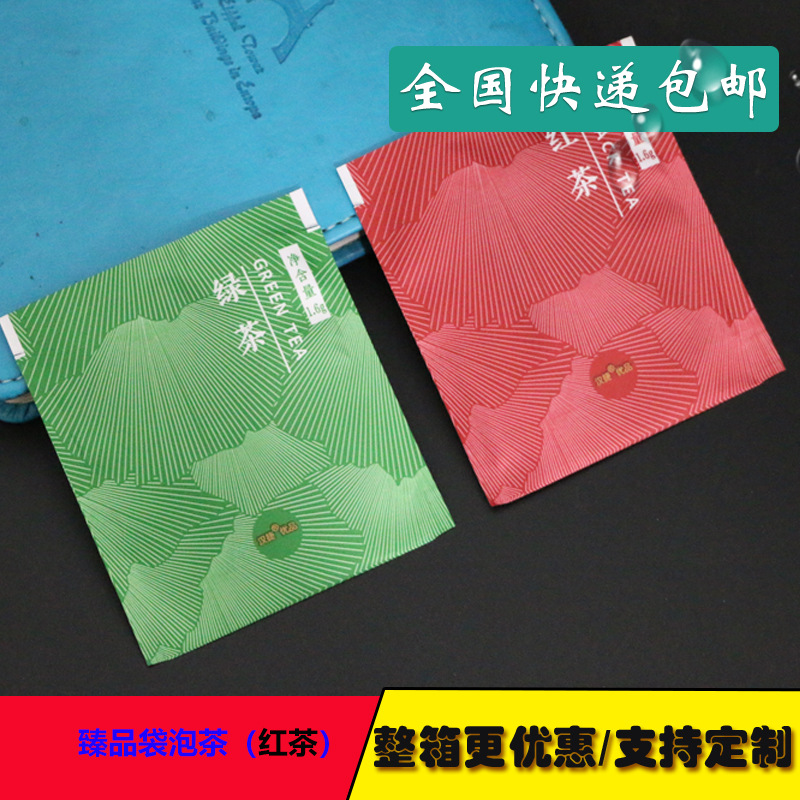 Чайные пакетики для отелей, одноразовые, маленькие упаковки, зеленый и черный чай, бесплатная доставка, оптом