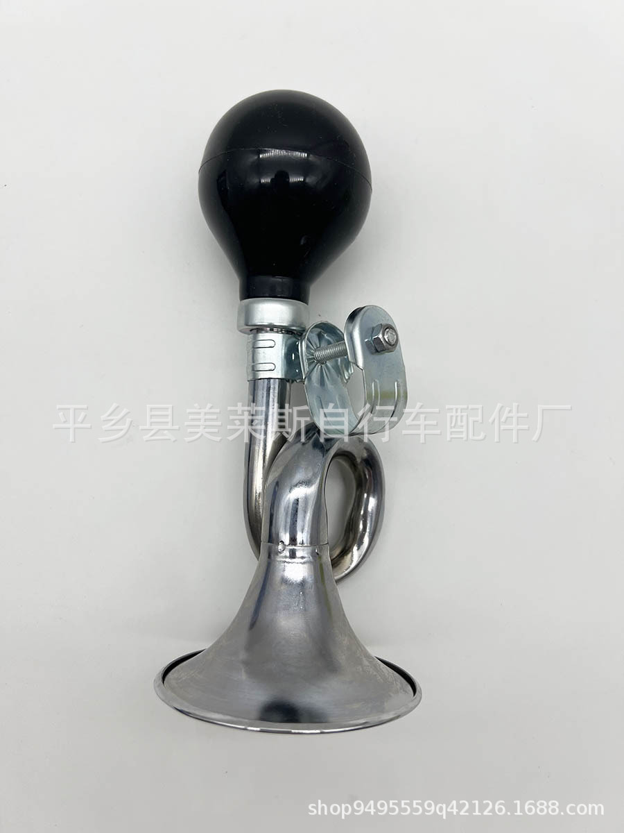 Super loud snail horn bicycle mountain bike air horn bicycle elbow retro horn bicycle horn