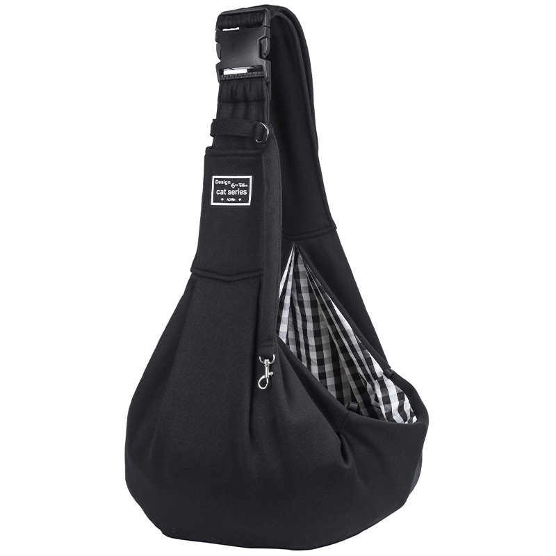 Cross-border new foldable pet backpack shoulder slung out portable large-capacity pet cat bag wholesale