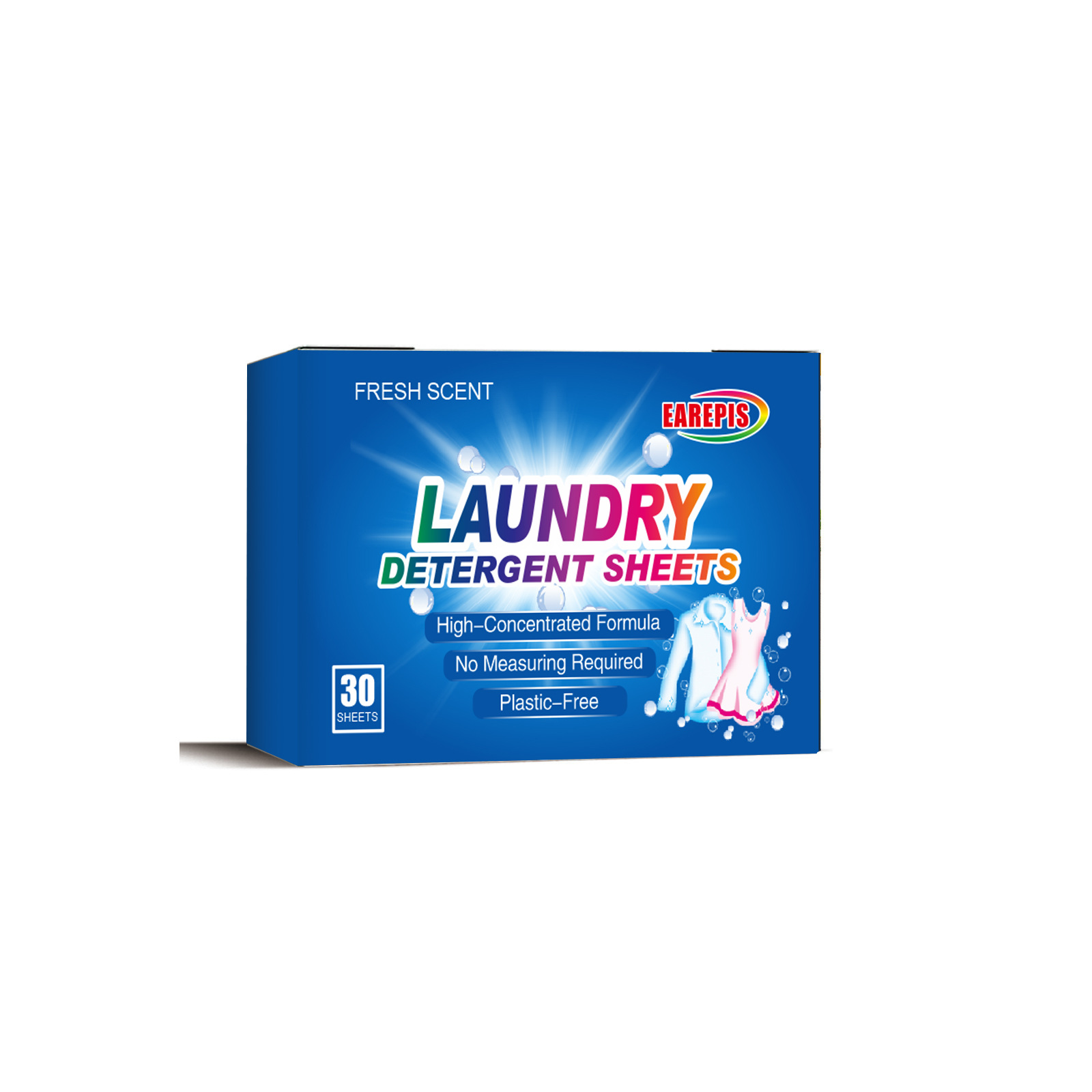 EAREPIS Clothes Cleaning and Stain-removing Convenient Household Care Cloth Lasting Fragrance Laundry Tablet