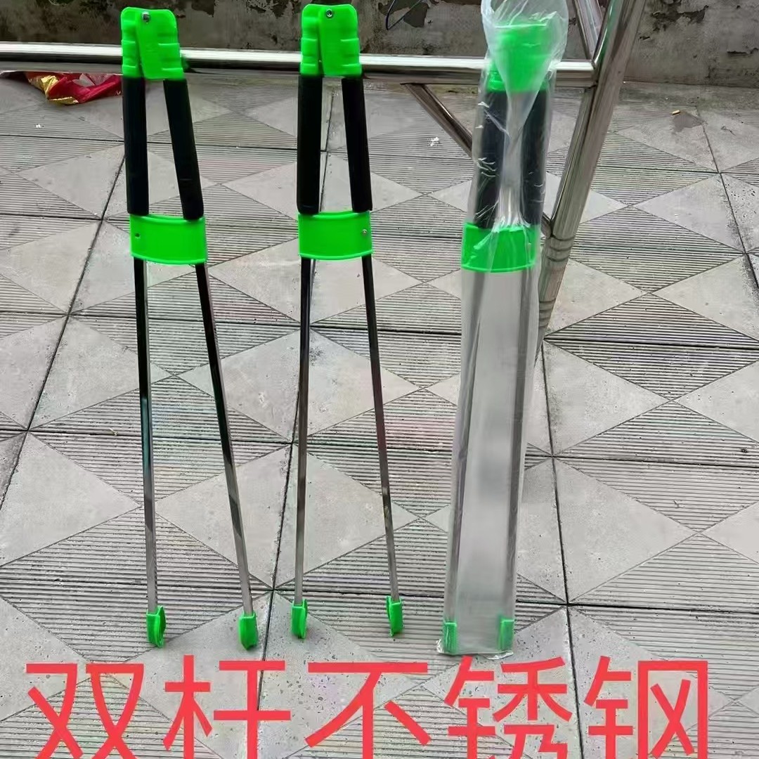 Stainless Steel Garbage Picking Clamp Iron Pliers Pick up Lazy Clamp Cleaning Bend-Free Artifact Sanitation Worker Cleaning Clamp Tool