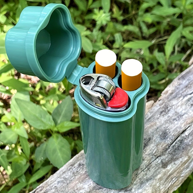 Чехол для сигарет с откидной крышкой (увеличенный размер), двойное, тройное и четырехотверстное место для зажигалки