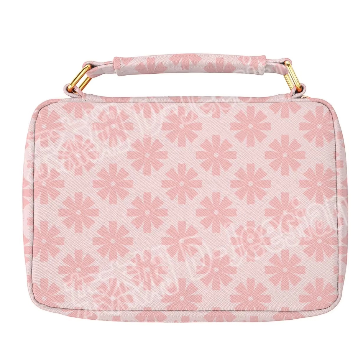 Book Bag Large Capacity Cover Women Custom Bag Sublimation Cover Pink