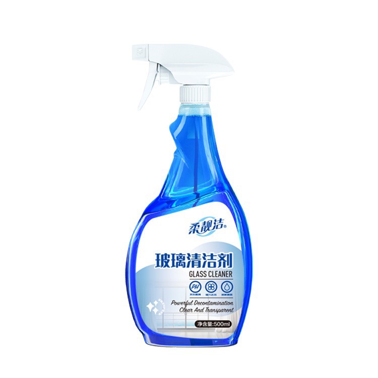 Glass water cleaner household window cleaning strong decontamination window cleaning shower room scale cleaning liquid mirror descaling