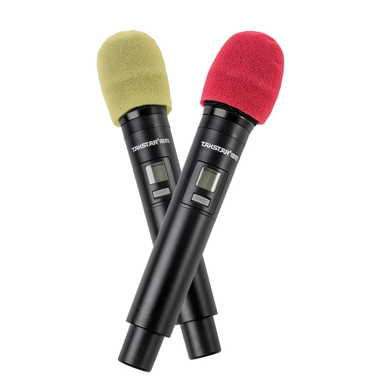Wholesale Ktv Microphone Colorful Sponge Cover Disposable U-Shaped Microphone Cover Sponge Microphone Cover Microphone Cover