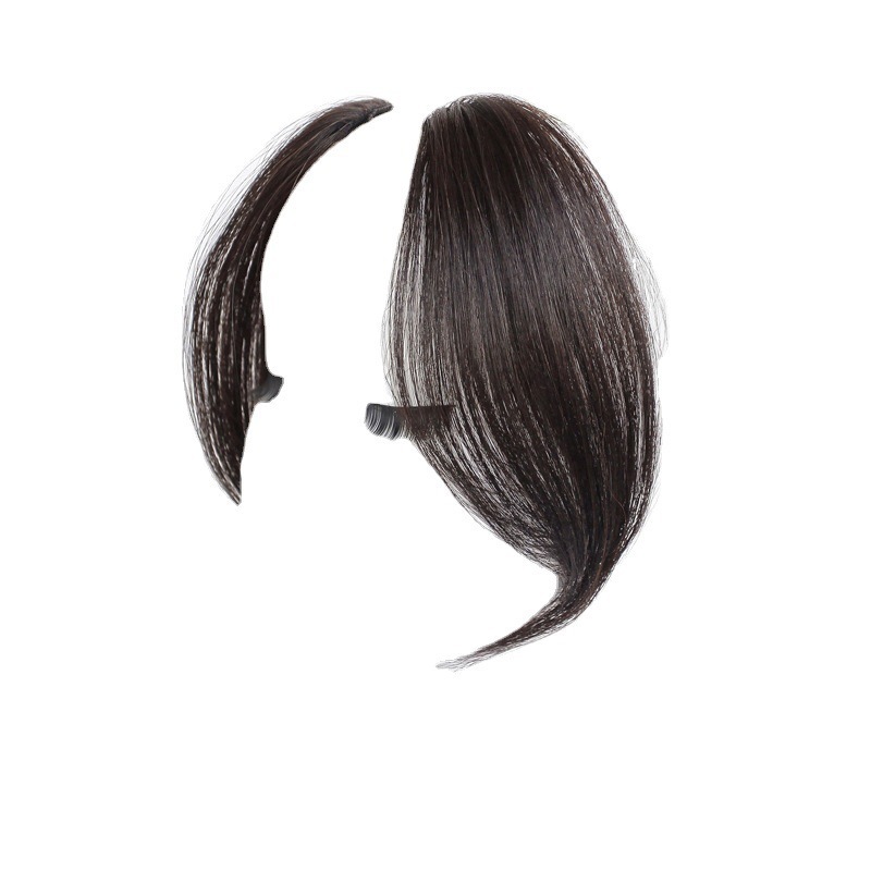 Do not pick face shape eight-character bangs wig piece Air bangs side face wig patch simulation hair eight-character bangs piece