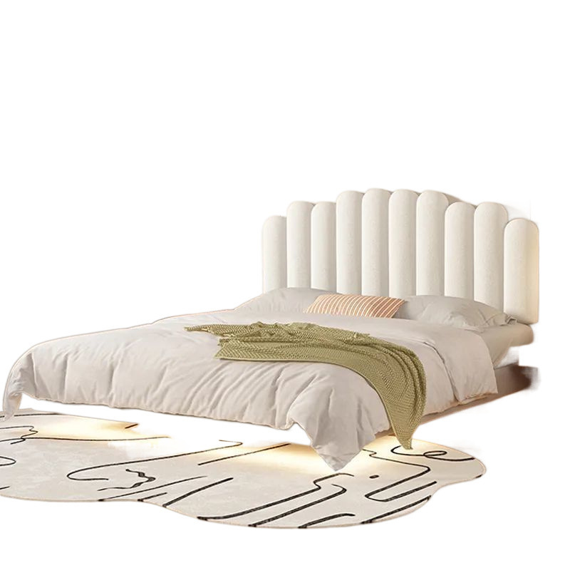 Bedside Cushion Soft Bag Pillow No-Wash Cream Style Thickened Cover Girls Dormitory Rental House Sponge Cotton Other