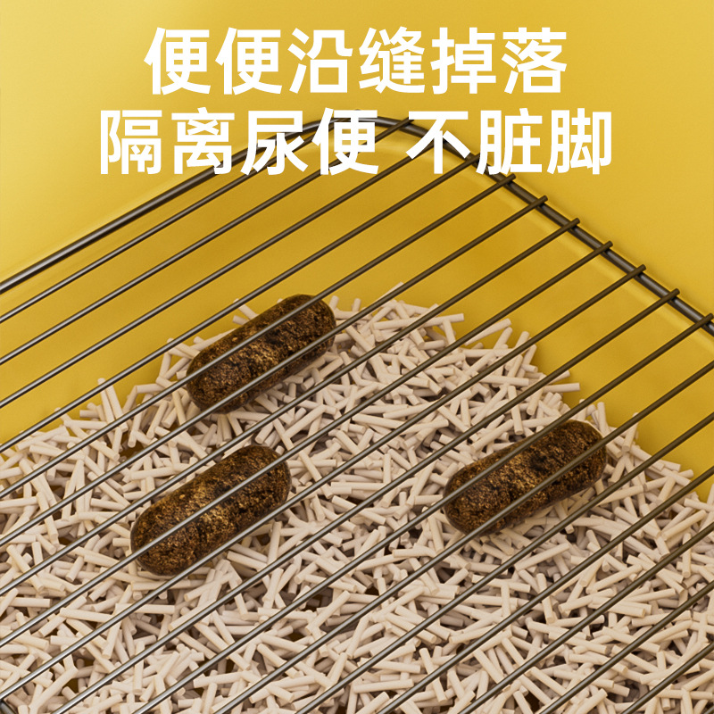 Dog Toilet Bathtub Stainless Steel Dog Toilet Dog Anti-Trampling Dog Litter Box Pet Supplies Dog Toilet Dropshipping