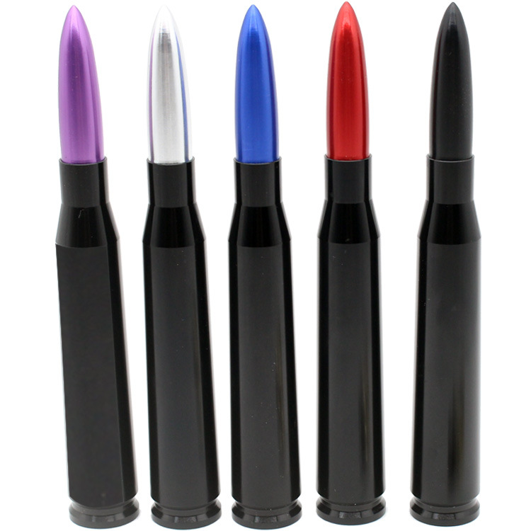 Cross-border car modified off-road vehicle bullet antenna car decoration roof antenna can be drawn to sample logo