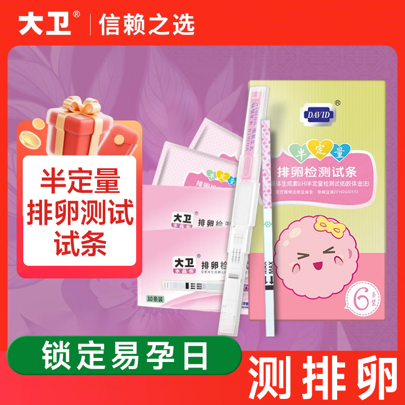 David Early Pregnancy Test Strips 10-Pack Boxed Pregnancy Test Hcg Pregnancy Stick Test Paper Strips Crystal Pen Pregnancy Test Stick