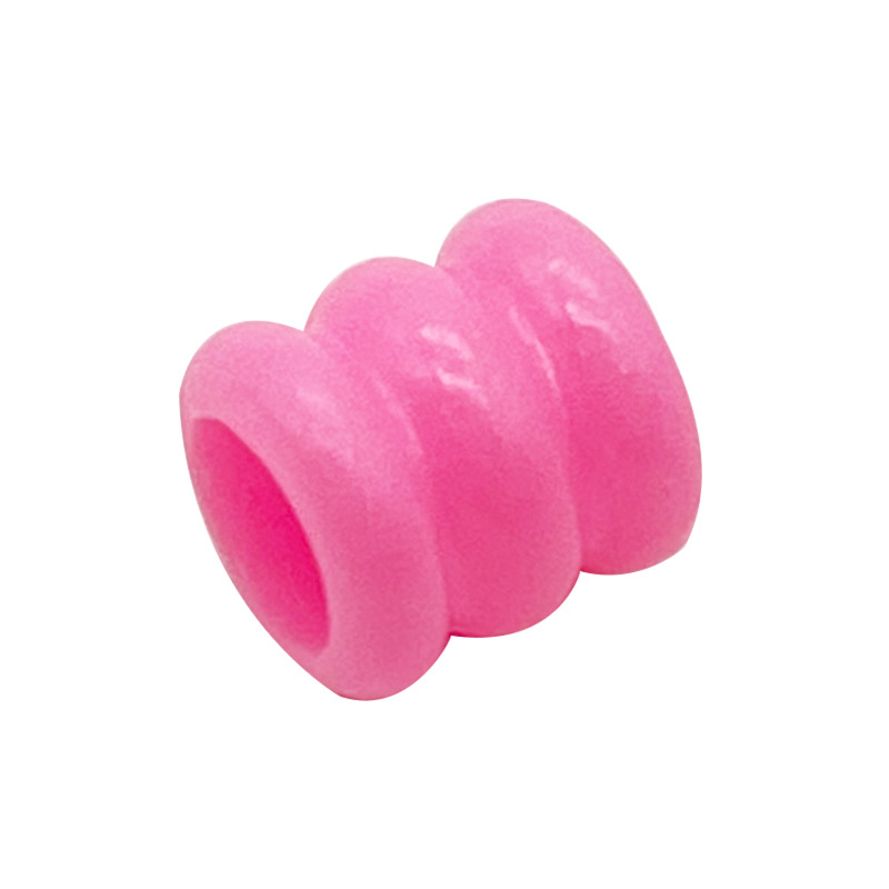 6.5 * 7mm acrylic thread large hole barrel beads diy jewelry accessories straight hole loose beads children's dirty braid hair beads