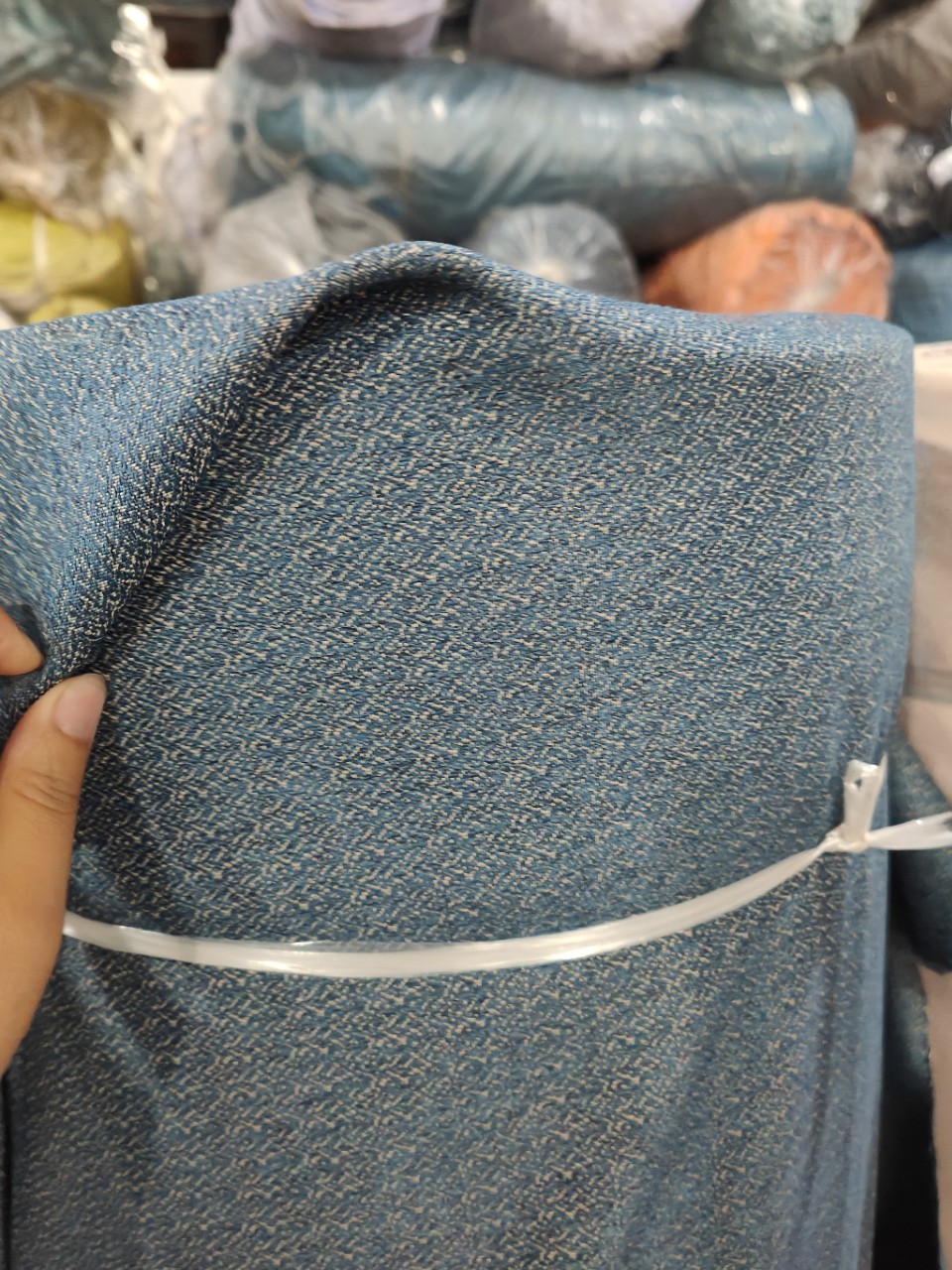 Warehouse Stock Curtain Fabric Cheap Treatment Supply Light Spinning City Market Wholesaler Quality Meter Count Guaranteed