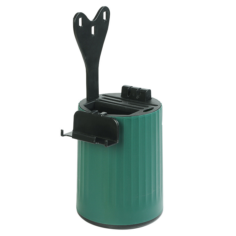 Household Kitchen Rotating Knife Rack Knife Rack Chopsticks Tableware Holder Multifunctional Knife Rack Chopsticks Storage Bucket Integrated