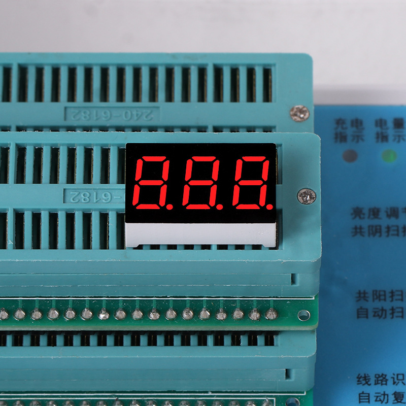 Digital Tube 0.36inch 3-Bit Common Cathode Red Highlight Digital Tube 3631 Led Digital Tube 8 Digits