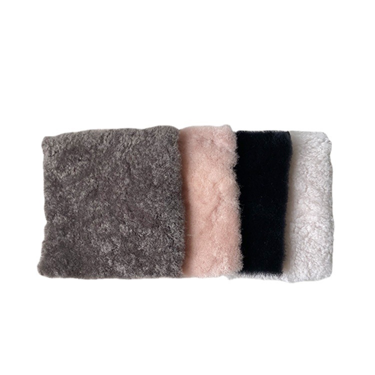 10*10cm fur block and rubber rod friction can be electrostatic fur integrated leather sheep shear fur block