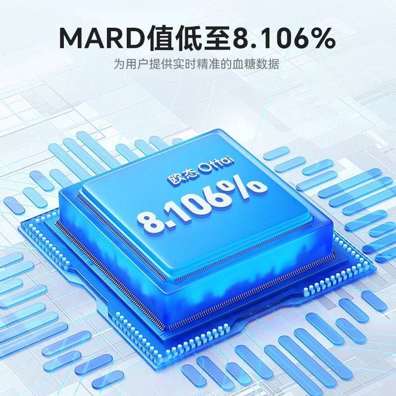 European Dynamic Blood Glucose Spot Detection Instrument for Home Use Without Finger Puncture 24-Hour Continuous Monitoring Requires Nfc Activation