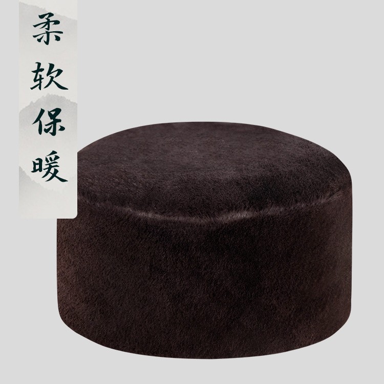 Winter Hat with Fleece Lining for Monks and Laypeople, Unisex, Monk, Bhiksu, Layperson, Dome Fleece Hat