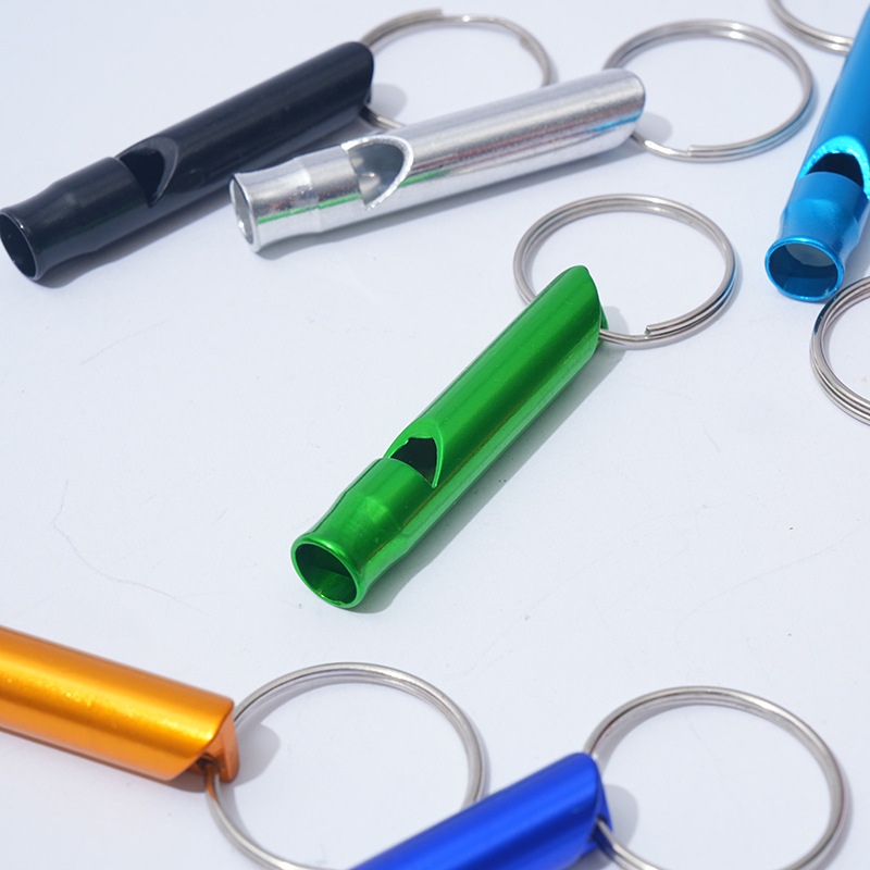 Outdoor Survival Whistle Life-saving Whistle Key Ring Travel Camping Survival Whistle Pet Training Whistle Whistle