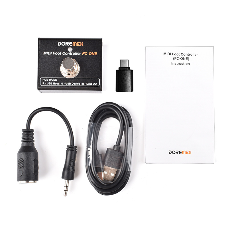 DOREMiDi Electric Guitar Effector Custom MIDI Foot Stamp Pedal Controller FC-ONE